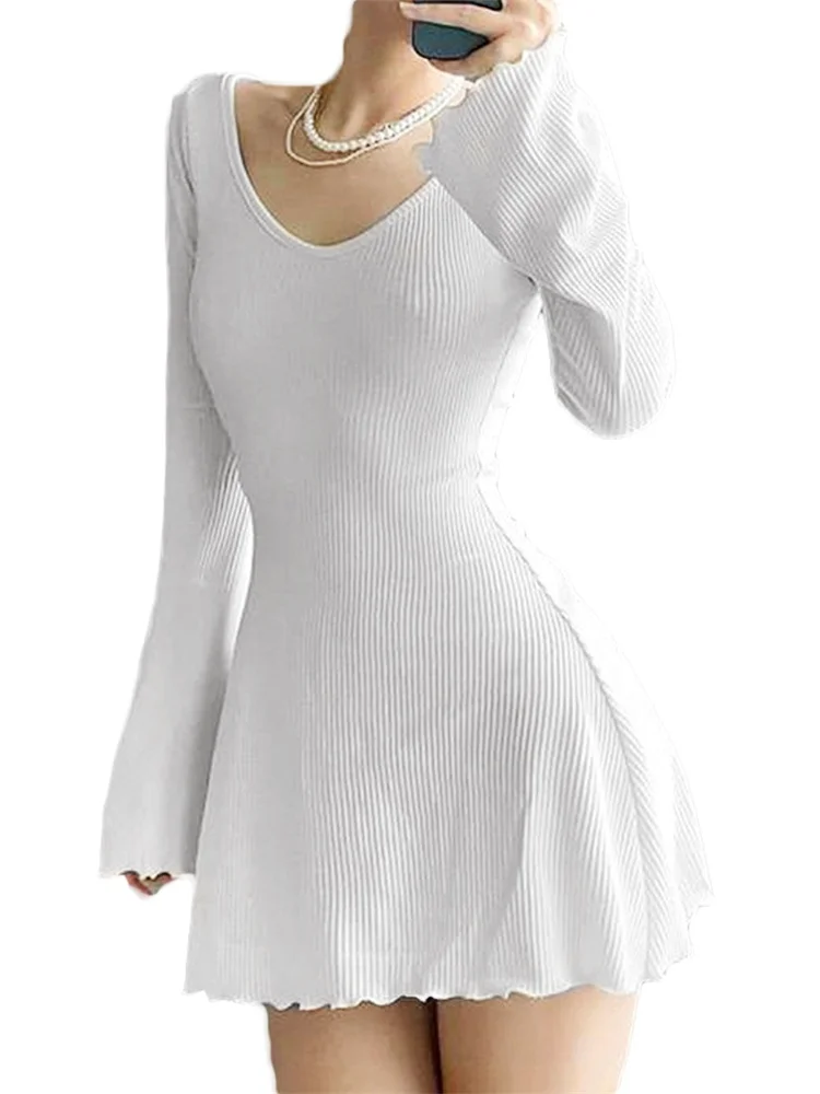 Women Autumn Dress - Image 4