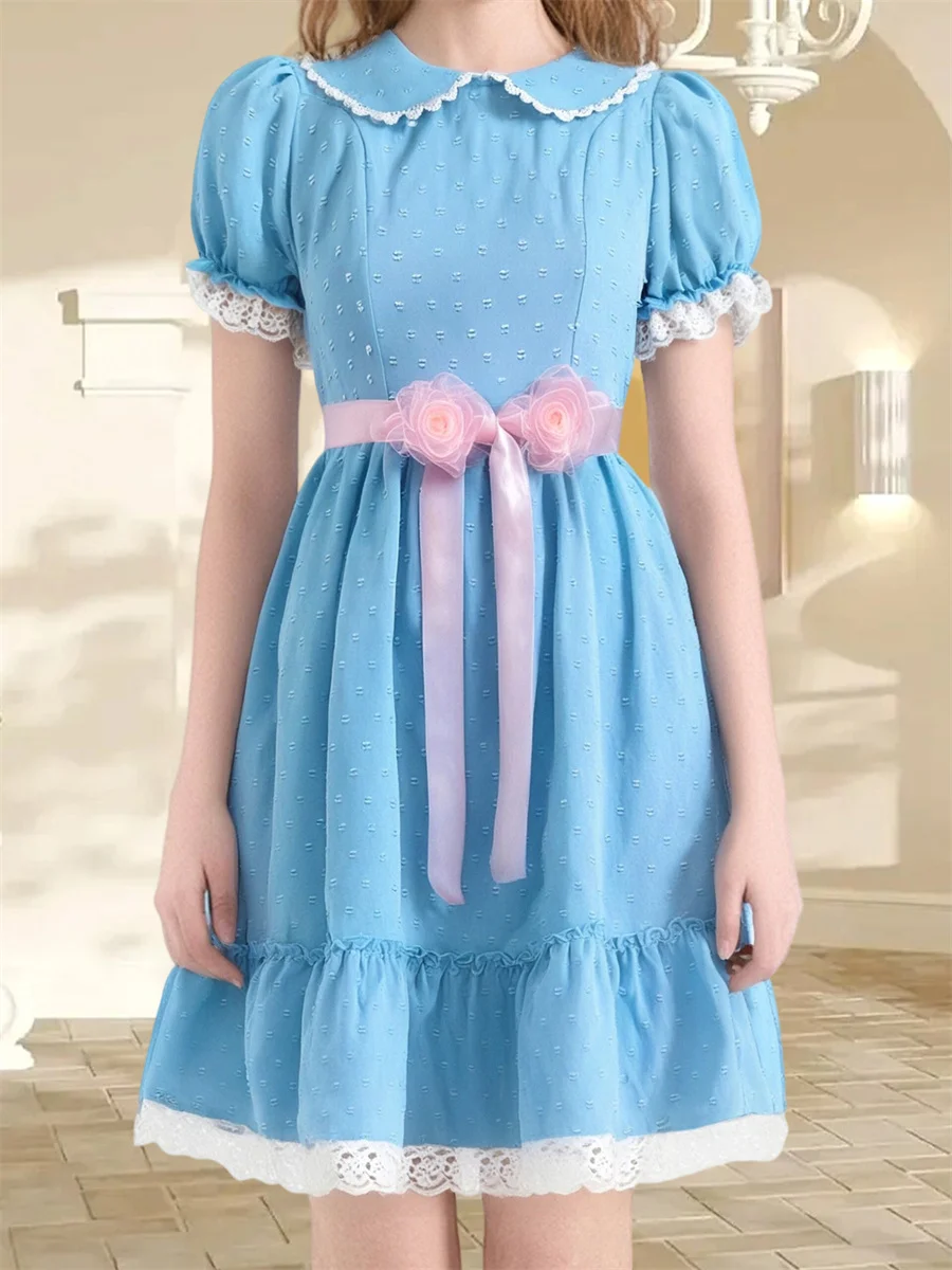 Women Summer Dress Casual Solid - Image 2